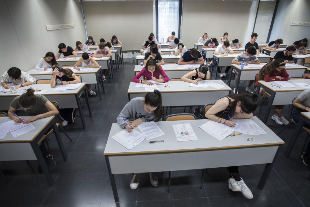 Primer día de selectividad en la UPV