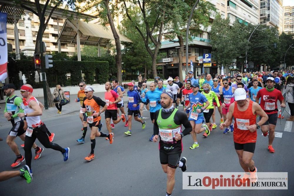 Murcia Maratón. Salida