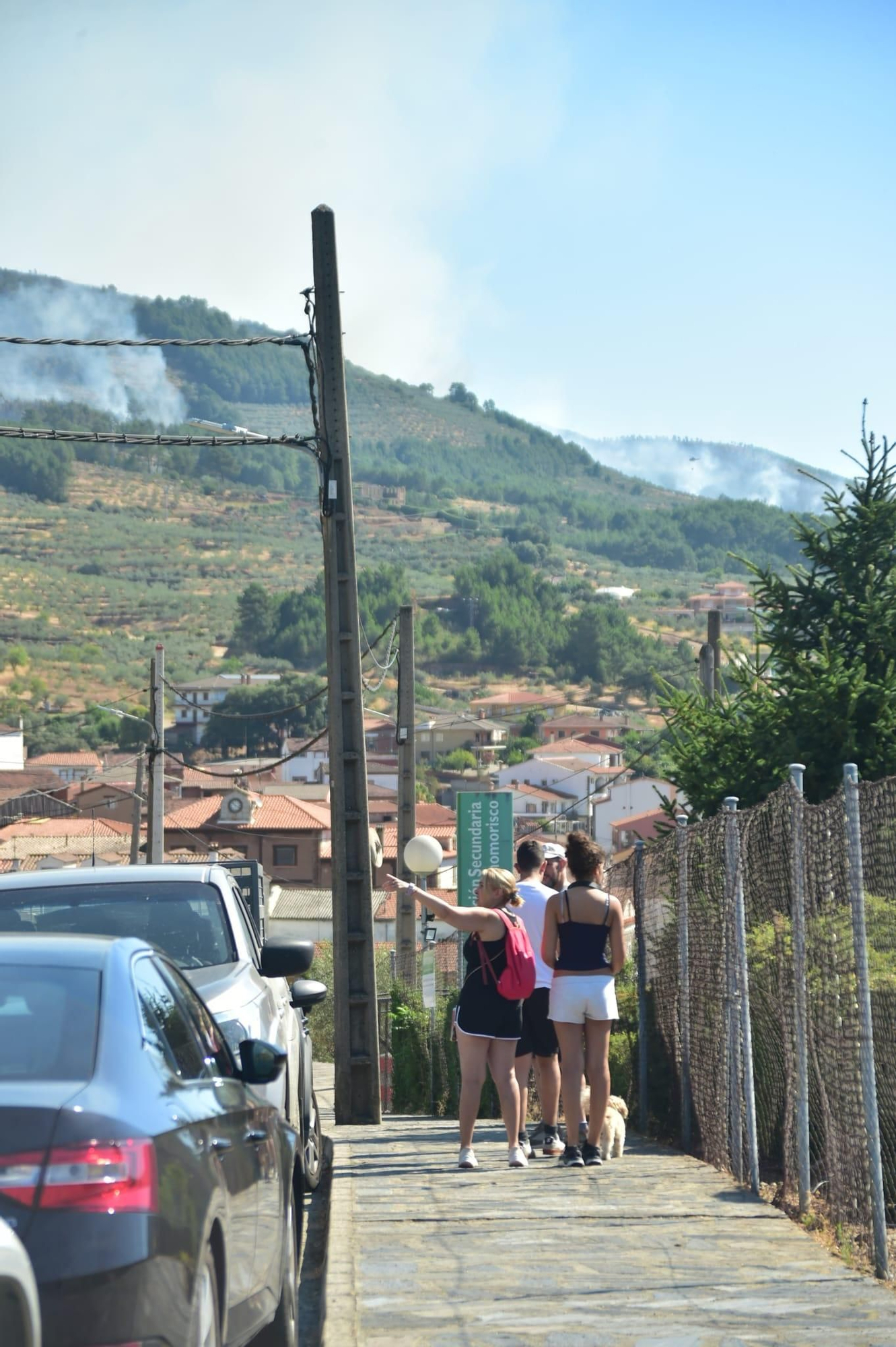 Fotogalería | Imágenes del incendio en Las Hurdes