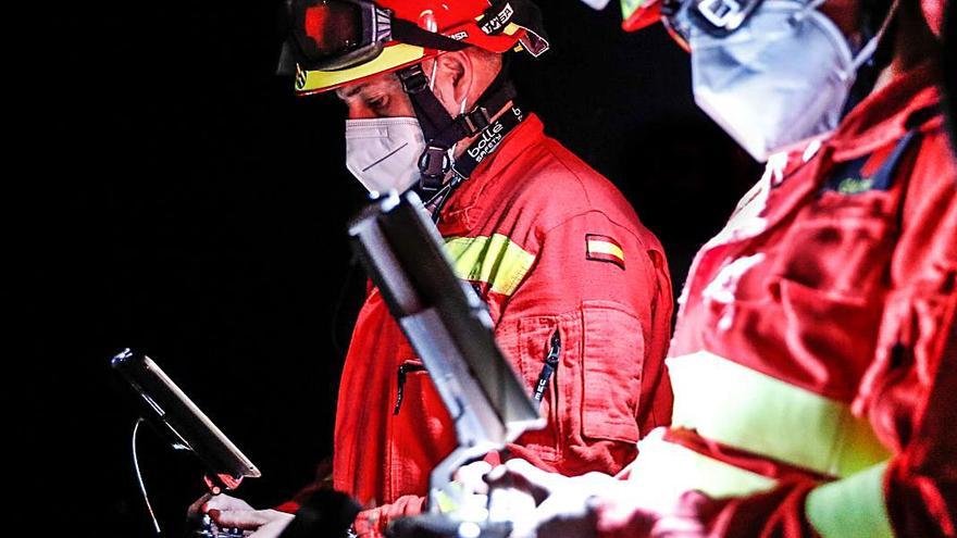 El cabo Andrés Ruiz Lorente, del batallón de transmisión de la UME