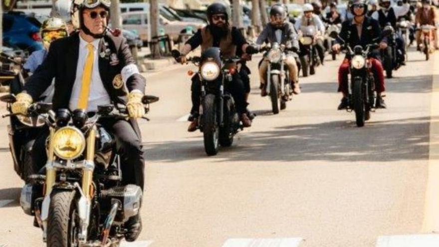 Participantes en la ‘Distinguished Gentleman’s Ride’.