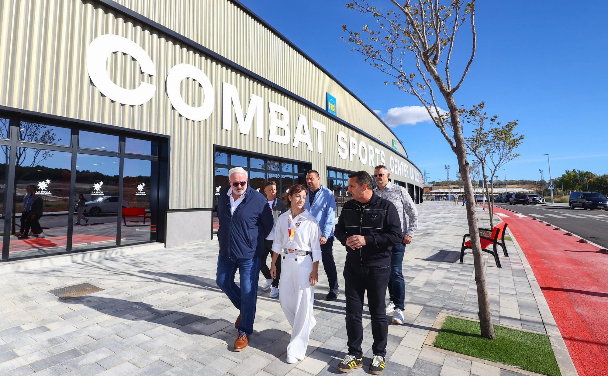 Sandra Sánchez estrena el Centro de Deportes de Combate de La Nucía con un «kata»