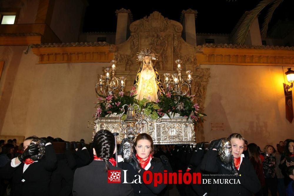 Encuentro en Lorca del Cristo de la Sangre, Señor de la Penitencia y la Virgen de la Soledad