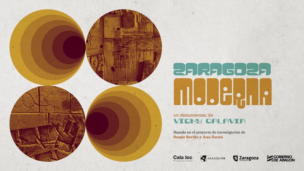 Cartel del documental 'Zaragoza moderna'