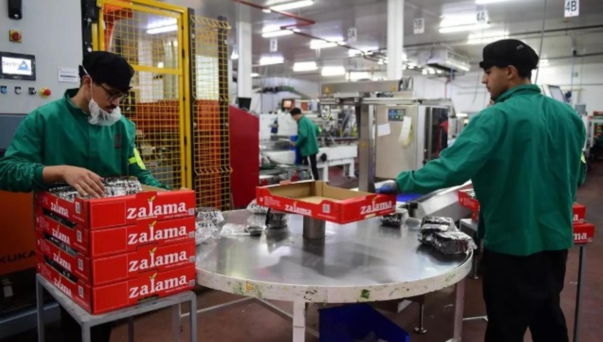 Empleados de la Agrupación de Cooperativas Valle del Jerte.