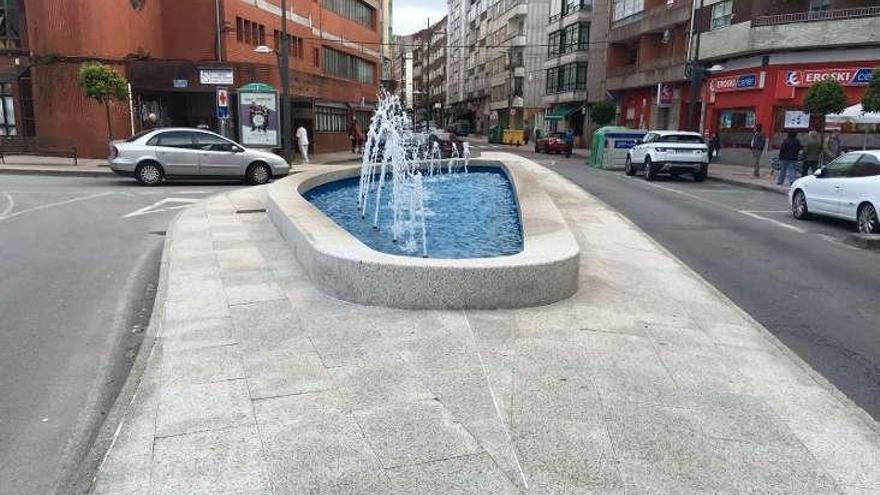 Fuente en la calle Ezequiel Massoni. // S.A.