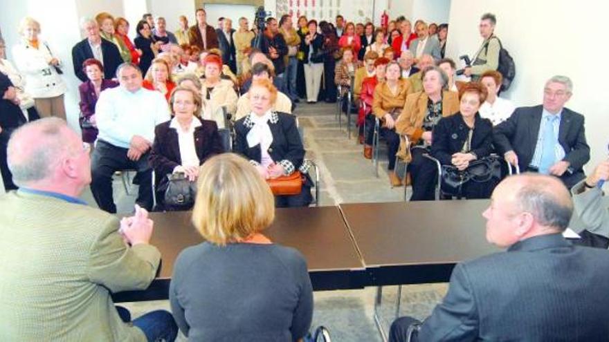 Participantes en el encuentro anual de los socios de Afesa, en el hotel Palacio de Figaredo.