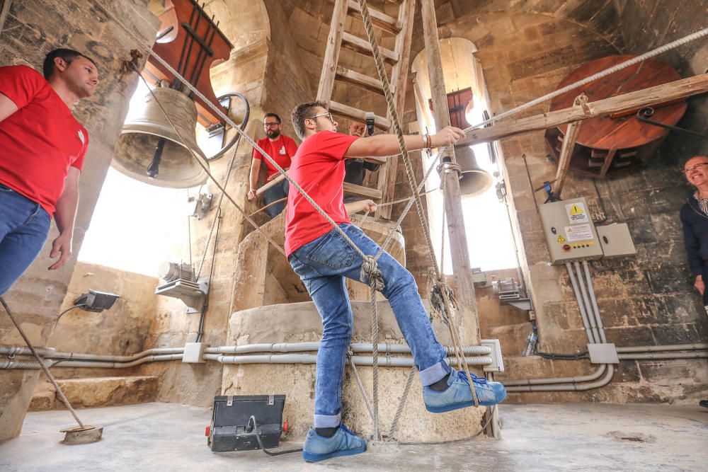 Volteo de campanas en la Iglesia de San Martín de