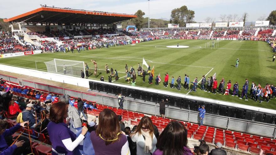 Un aspecte de l&#039;estadi de Montilivi durant la inauguració del MIC de 2016