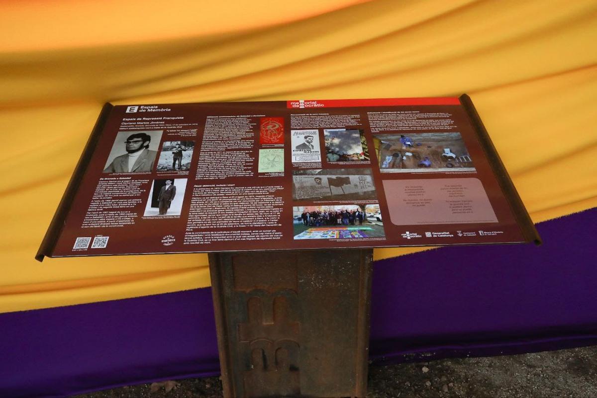 Homenaje en Sabadell de Cipriano Martos 