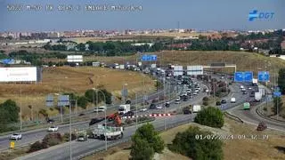 Cortes en varias carreteras de Madrid a partir del lunes: todas las vías y tramos afectados