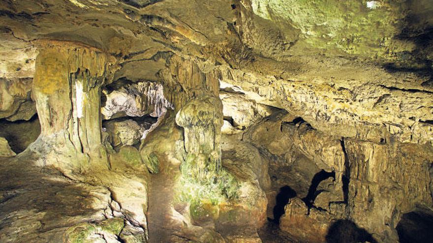 Foto realizada desde la entrada de la cueva.