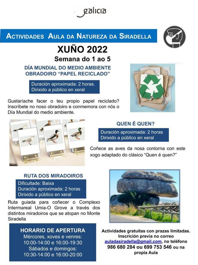 Actividades en el Aula de la Naturaleza.