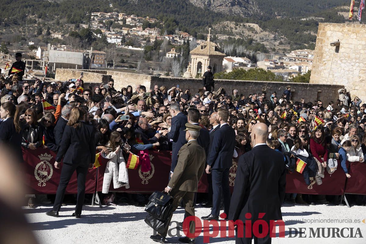 Visita de los reyes de España a Caravaca (explanada de la Basílica)
