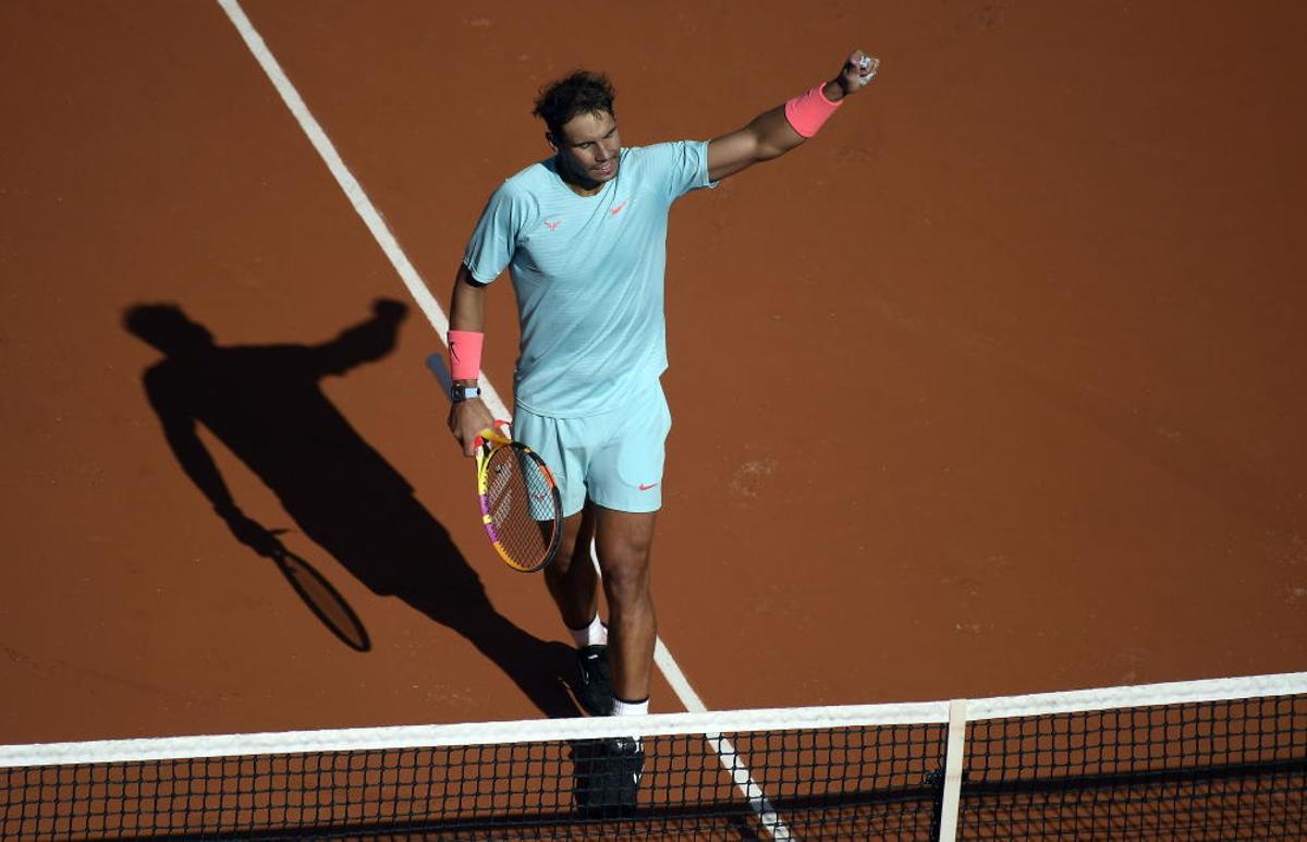 Las imágenes del partido entre Nadal y Korda