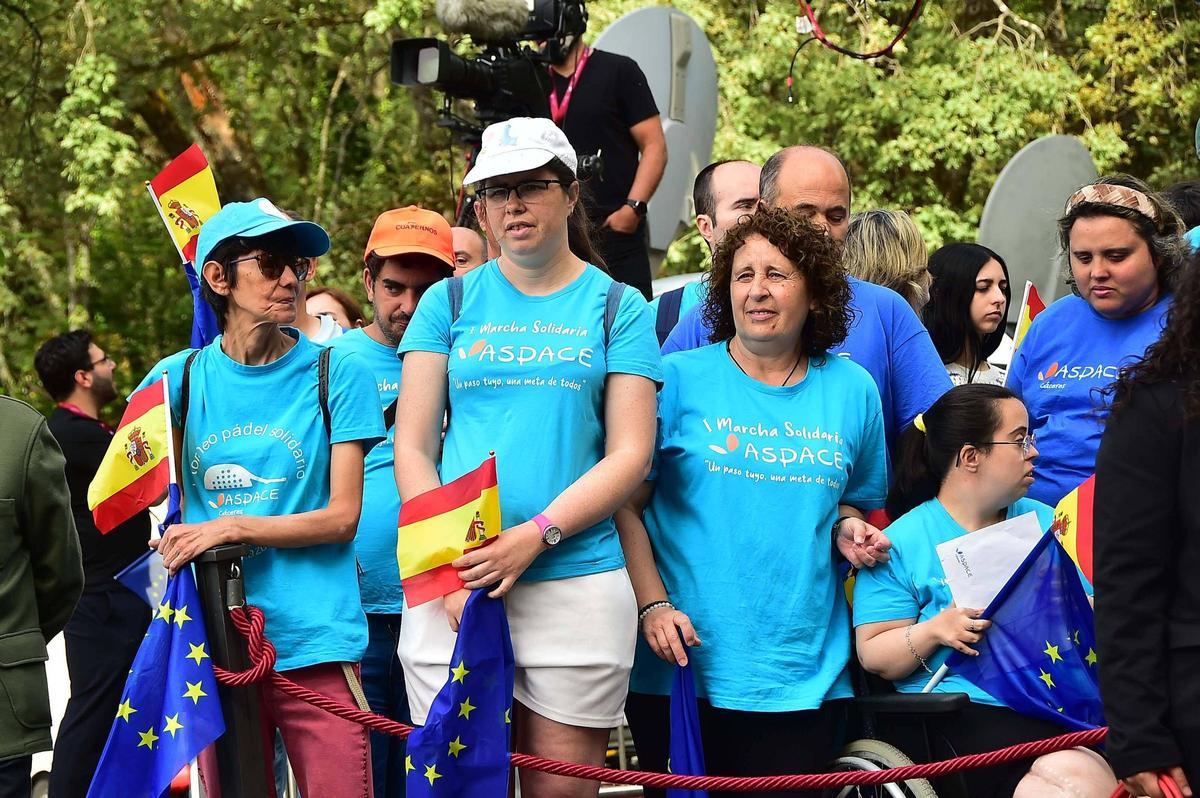 Fotogalería | La llegada del Rey de España, Felipe VI, al Monasterio de Yuste, en imágenes