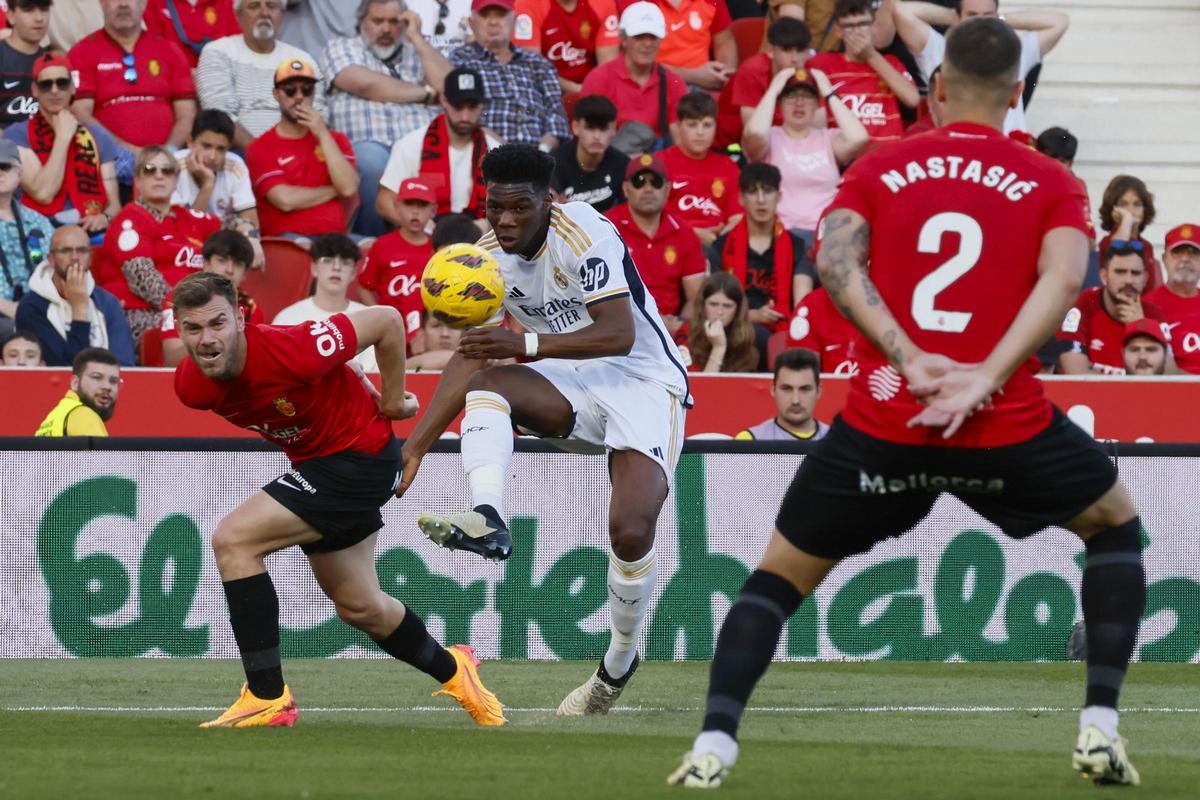 RCD Mallorca - Real Madrid, el partido de la jornada 31 de LaLiga EA Sports, en imágenes.
