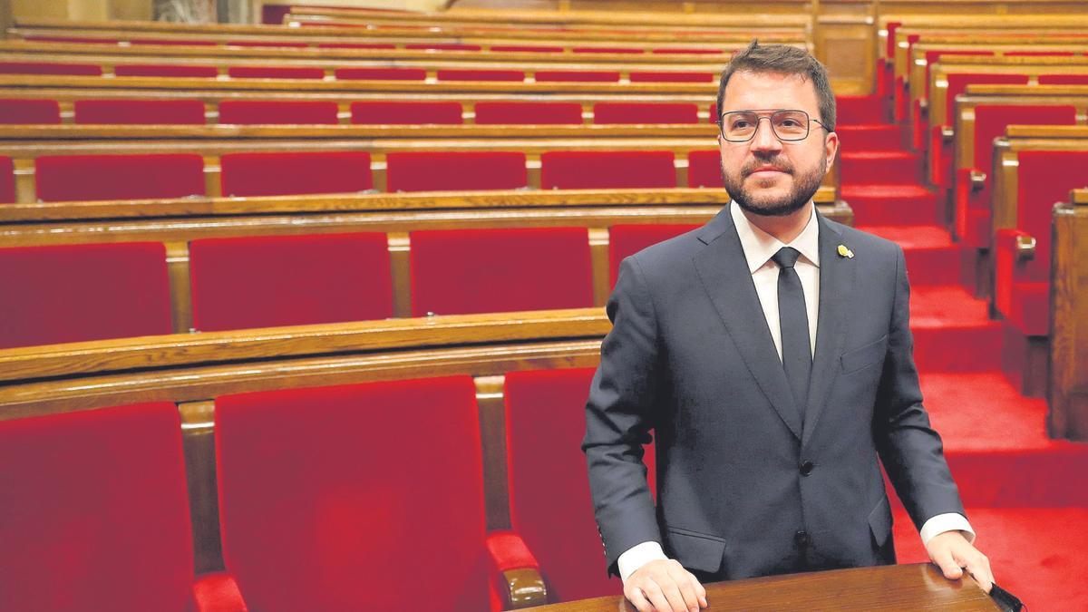 El nuevo presidente de la Generalitat, Pere Aragonès.