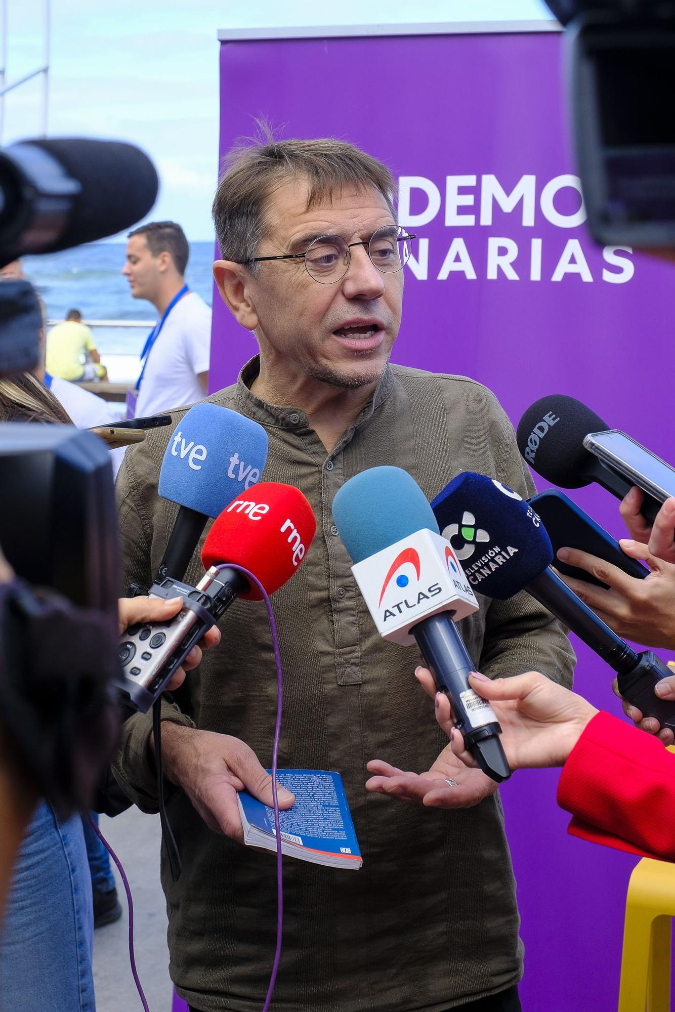 Presentación en Las Palmas de Gran Canaria de las candidaturas de Podemos