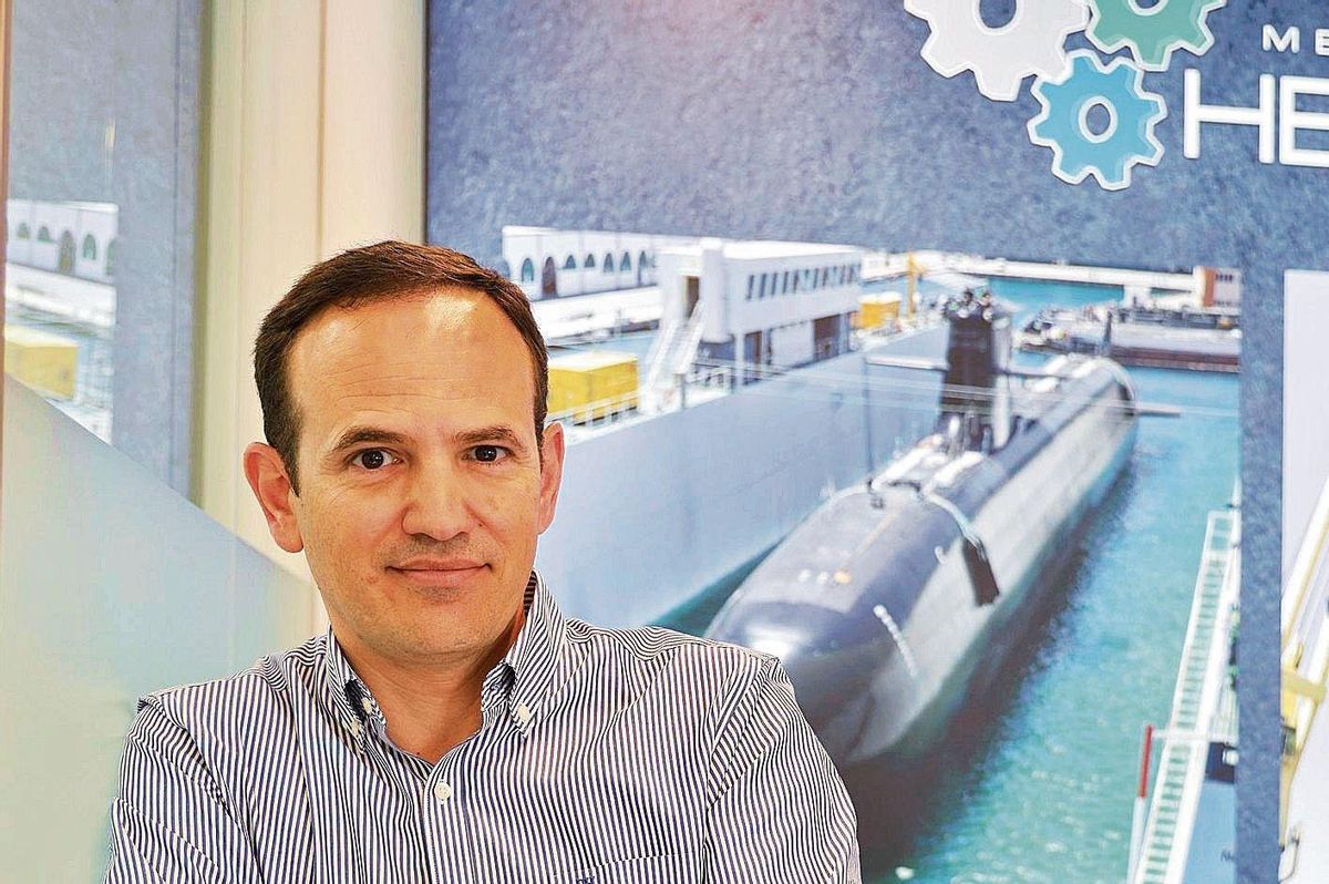 El repsonsable de Desarrollo de Negocio, Juan Antonio Ayala, en la sede de la compañía