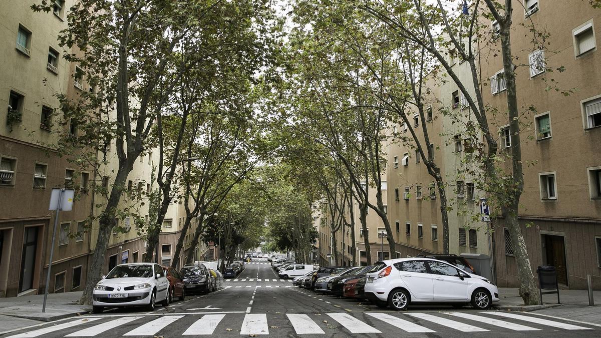 Vista del barrio del Turó de la Peira