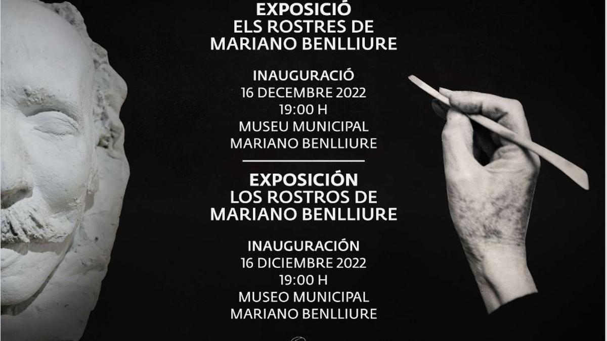 Imagen de la invitación, donde se observa las dos piezas principales de la exposición que llegará a Crevillent este viernes