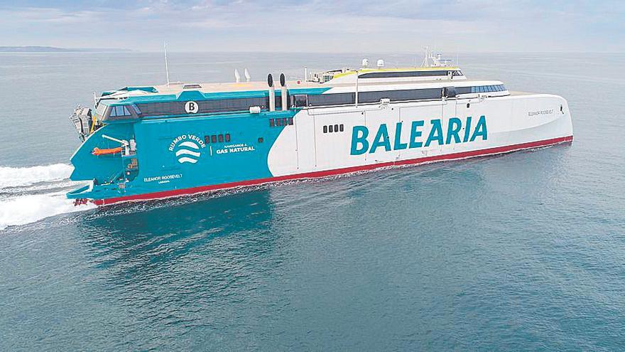 Baleària destina su mejor barco a la ruta entre Dénia y las Islas Baleares