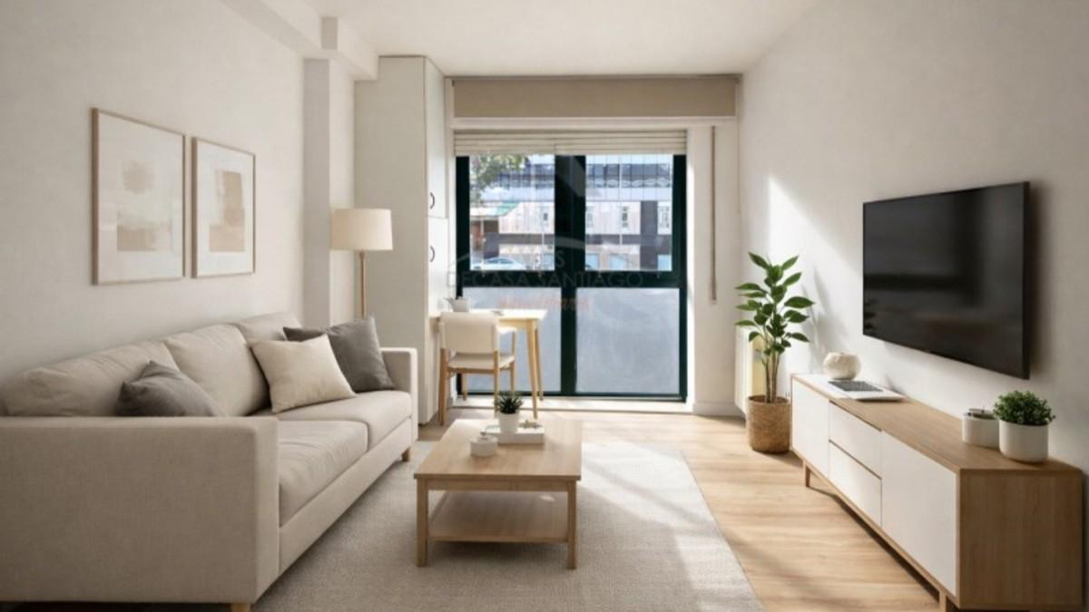 Imagen de la vivienda en venta en la zona de O Restollal, en Santiago