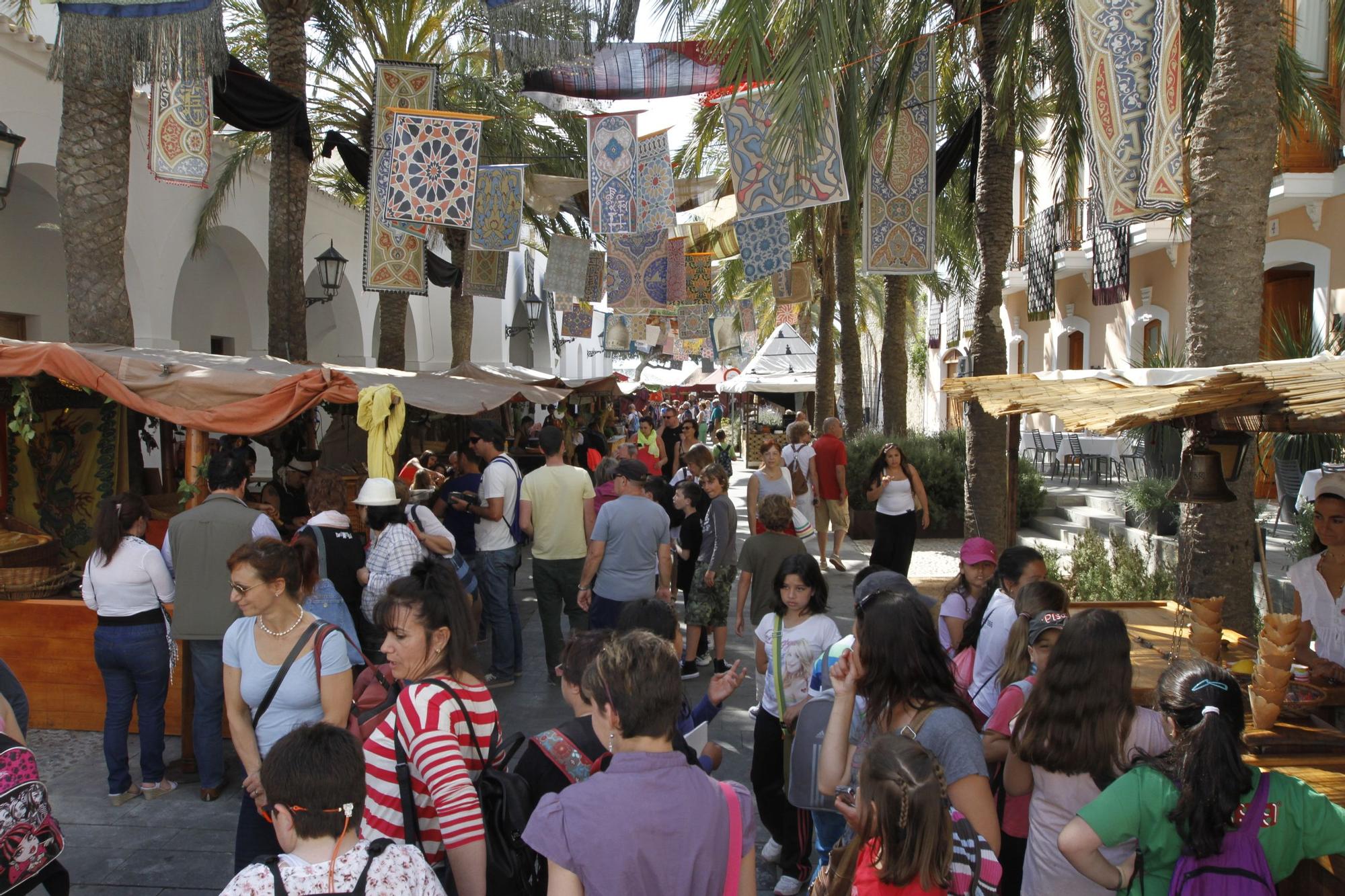 Edición de 2014 de la Feria Medieval de Ibiza.