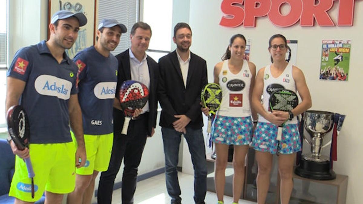 Las grandes figuras de WPT visitaron la redacción de SPORT