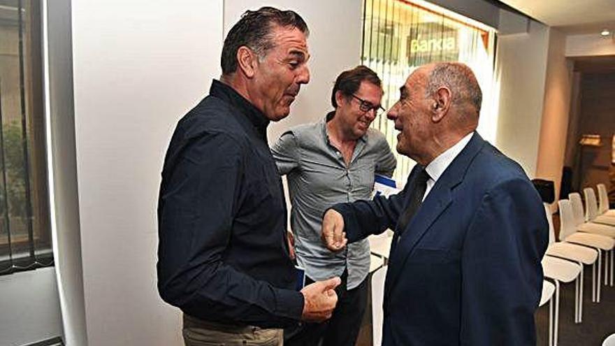 Rodríguez Conchado y Fernando Vidal, ayer durante la presentación.