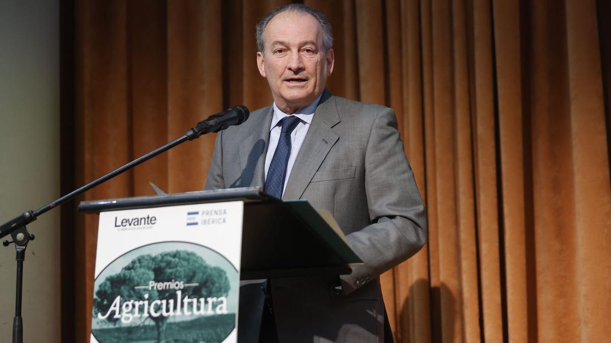José Luis Aguirre, conseller de Agricultura, Ganadería y Pesca.