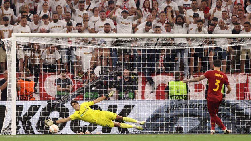 Así fue la tanda de penaltis de la final de Europa League entre el Sevilla y la Roma