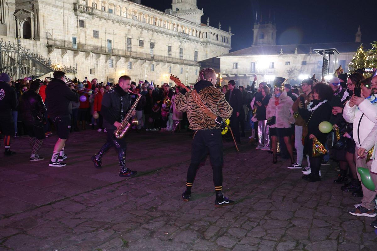 Santiago festeja la llegada del Año Nuevo