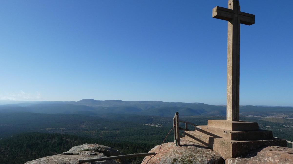 La cruz de Bezas, en la Sierra de Albarracín.