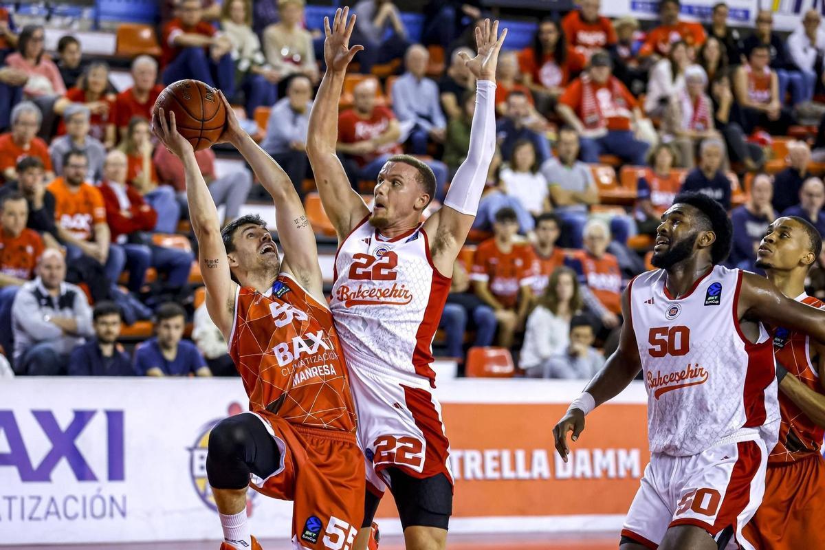 El Bahcesehir turco no dio opción al BAXI Manresa en el Nou Congost