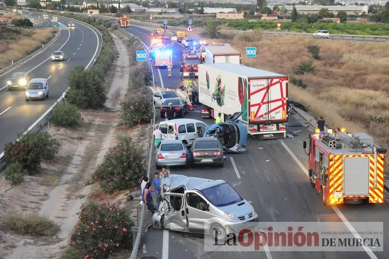 Grave accidente en Sangonera la Seca