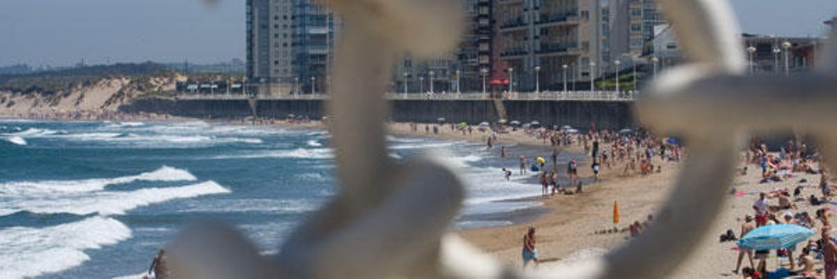 La playa de Salinas.