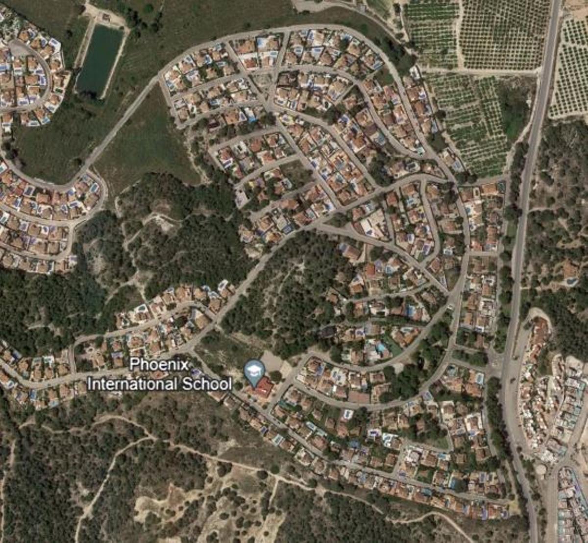 Imagen aérea del residencial de la Ciudad de los Carteros