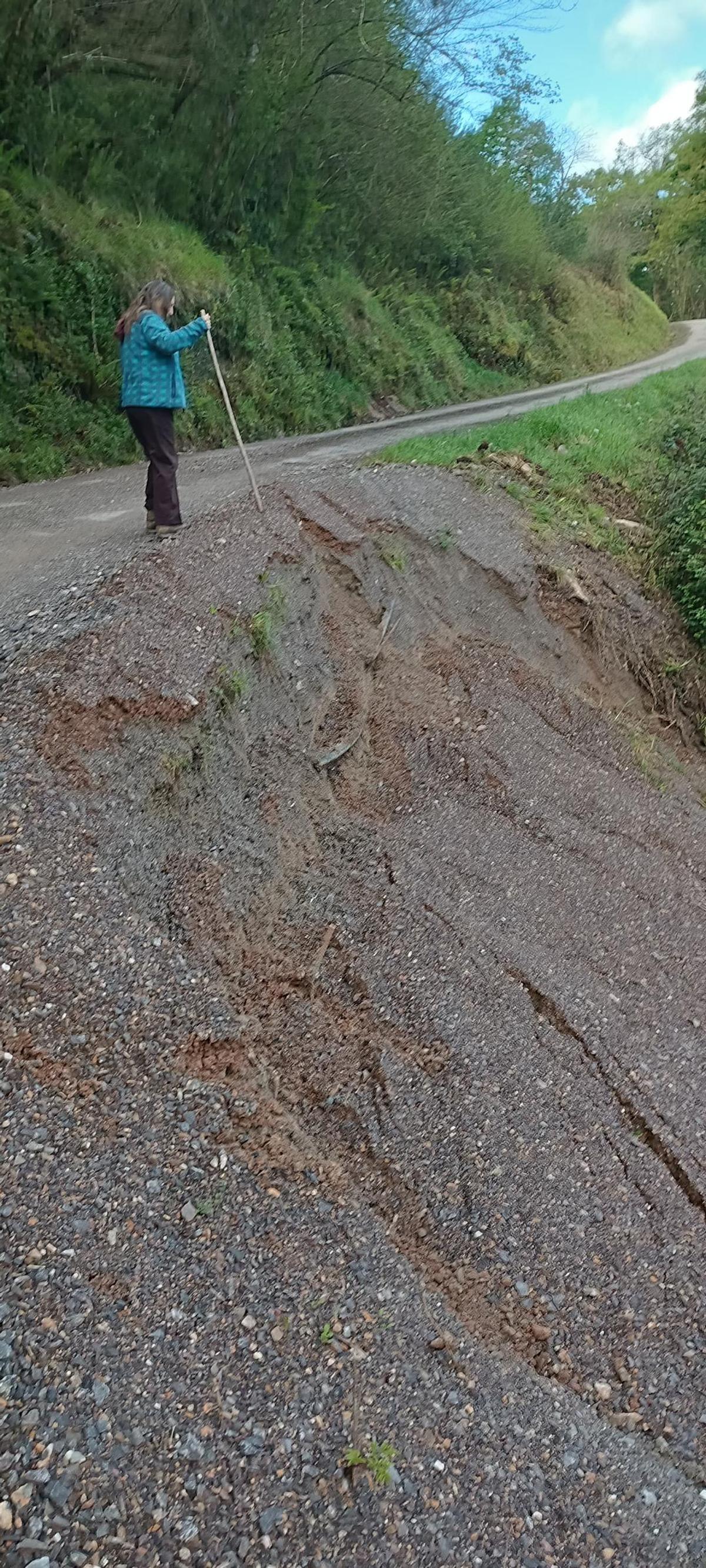 Estado de las carreteras de Piloña