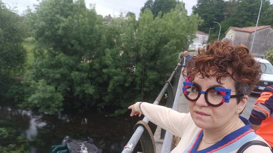 Ana Mancebo, heroína en el accidente de Negreira en el que un coche cayó al río: "No piensas... solo queríamos sacar a la gente del coche"