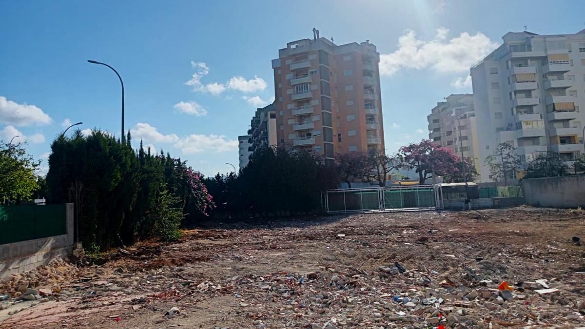 Terrenos en los que se ubicará el nuevo hotel.