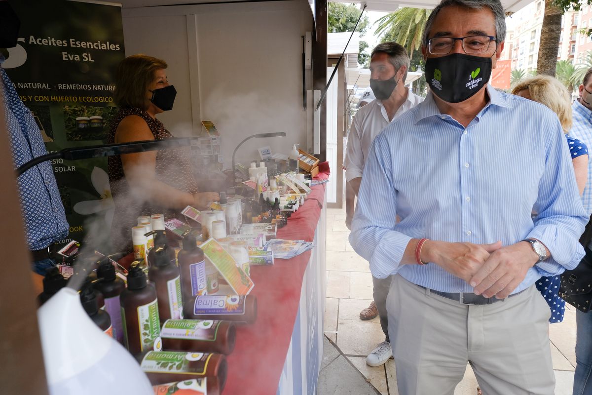 Inauguración del Gran Mercado Sabor a Málaga en el Parque