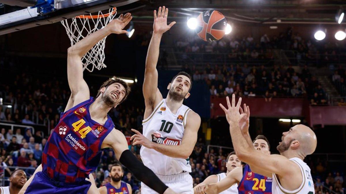 El Barça supo trabajar a lo largo de los 40 minutos para noquear al Panathinaikos