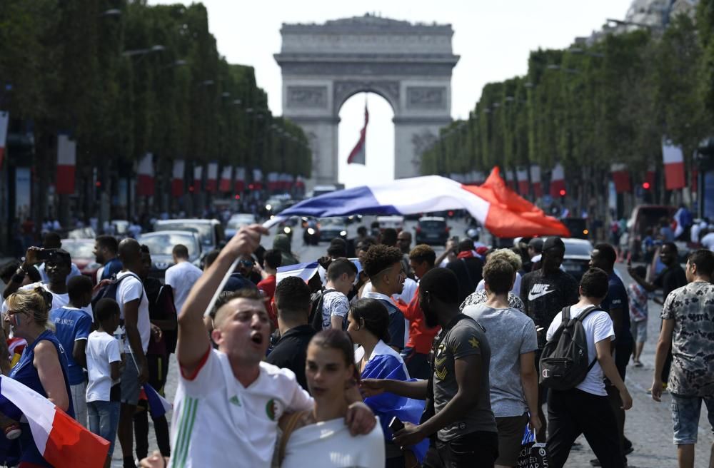 París vibra con la victoria de Francia en el Mundial