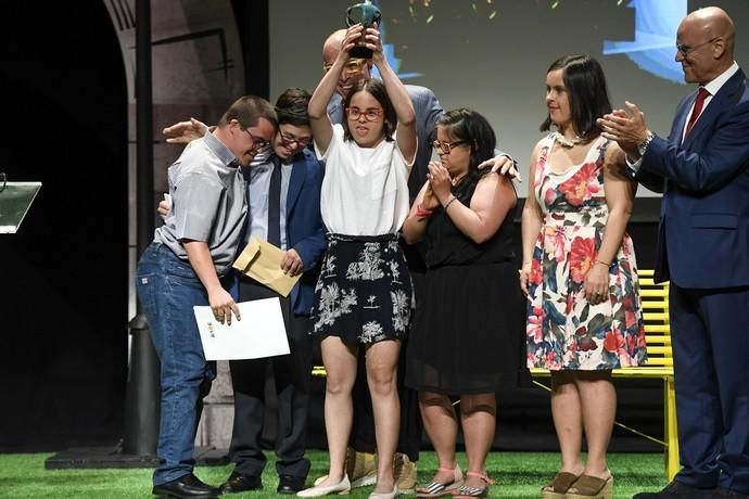 18-06-19 GENTE Y CULTURA. TEATRO GUINIGUADA. LAS PALMAS DE GRAN CANARIA. Asuntos Sociales. La ONCE Canarias entrega sus Premios Solidarios 2019. Fotos: Juan Castro.  | 19/06/2019 | Fotógrafo: Juan Carlos Castro