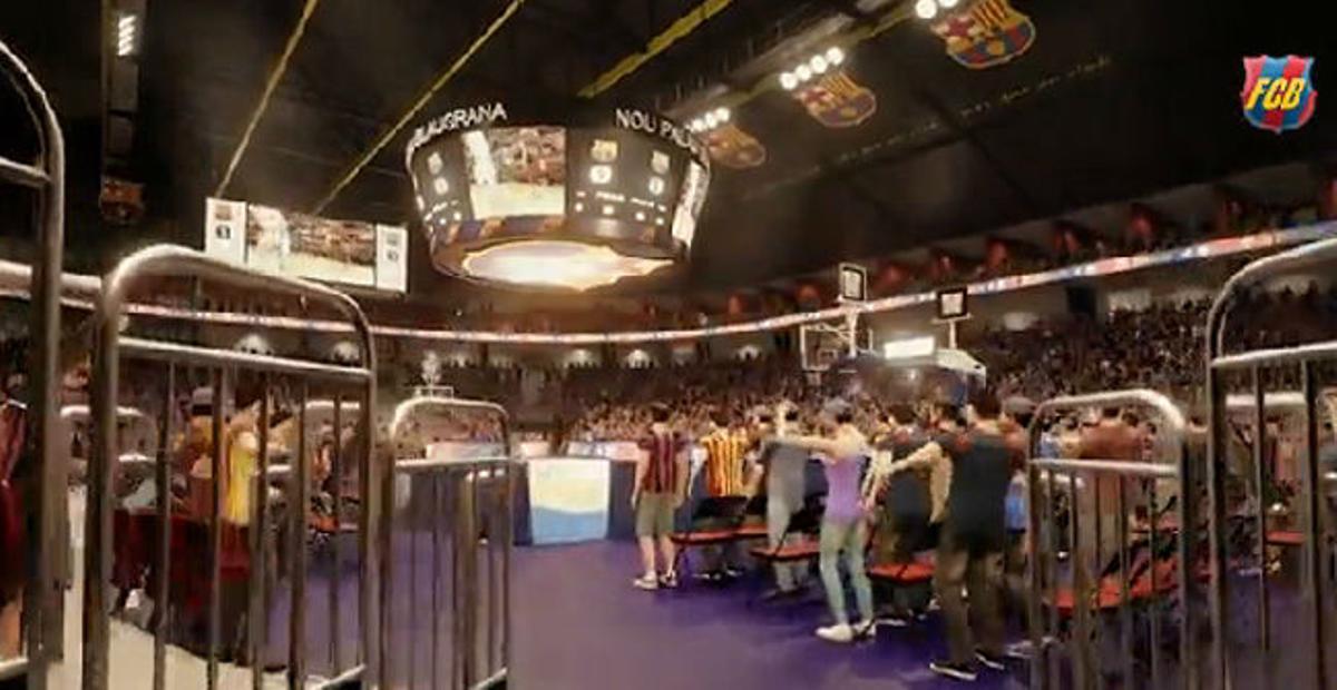 Así será el nuevo Palau Blaugrana