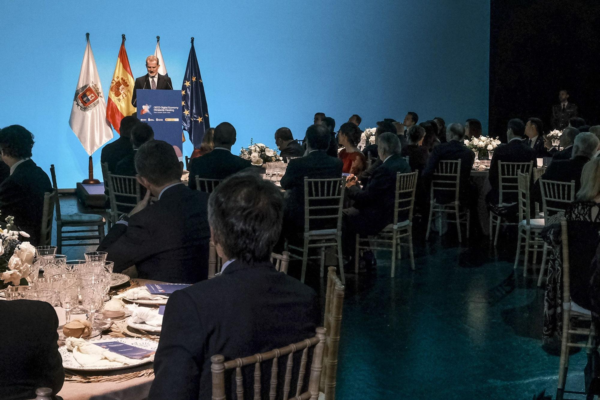Felipe VI inaugura la Conferencia Ministerial sobre Economía Digital de la OCDE