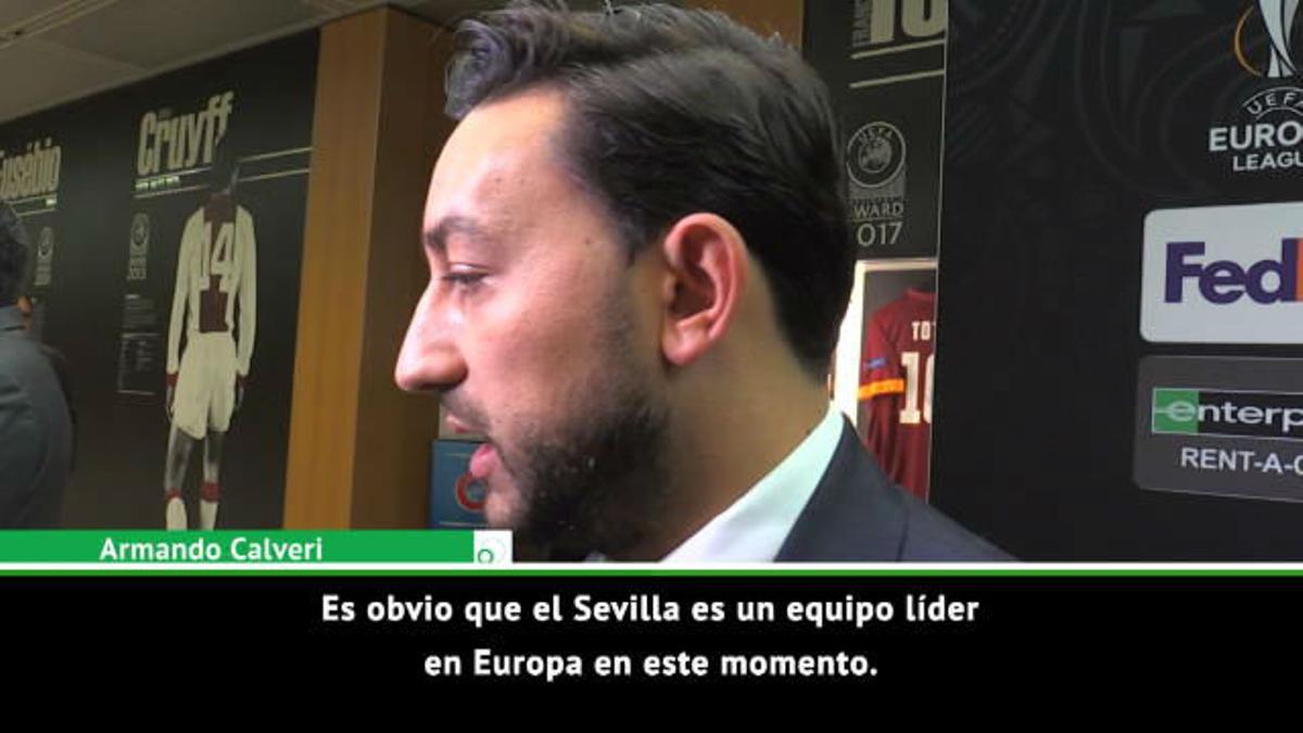 Calveri: El Sevilla es un equipo líder en Europa