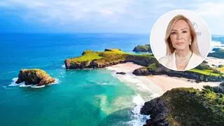 El rincón del norte favorito de Carmen Lomana: casa propia y una playa blanca y aguas cristalinas